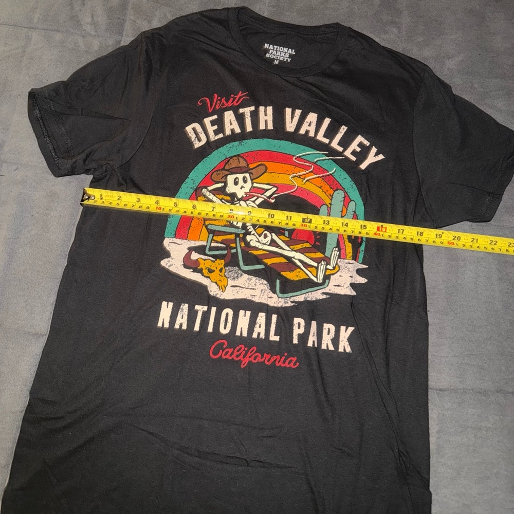 National Parks Society Black Graphic Death Valley T-Shirt - Picture 4 of 5